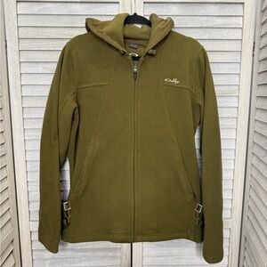 Oakley Men’s Army Green Fleece Jacket Size XL